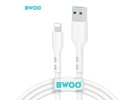 Cablu Lightning 3A BWOO White