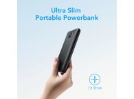 Baterie externa Veger 10.000mAh 20W Black 2 * USB A + USB type C