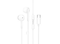Casti Hoco USB type C White