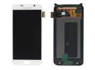 Display Samsung S6 White G920 SERVICE PACK