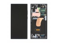 Display Samsung S23 Ultra Graphite S918 SERVICE PACK (cu rama)